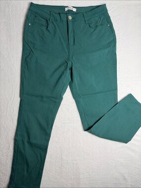 Tala Teal Straight-Leg Pants Size 14